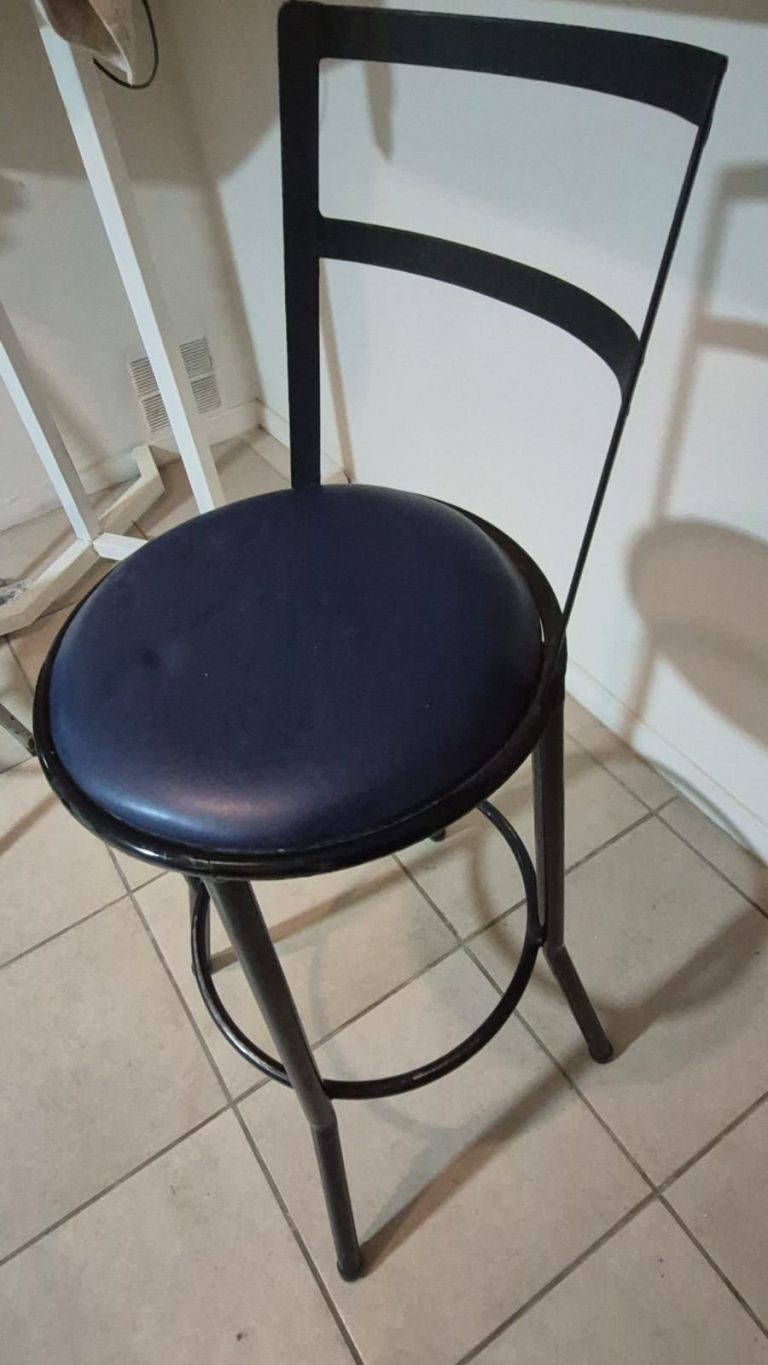 Banqueta Alta Color Azul