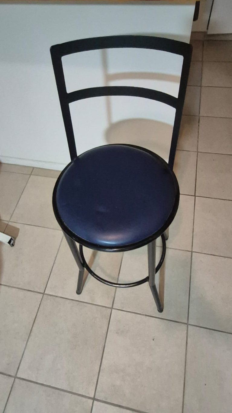 Banqueta Alta Color Azul